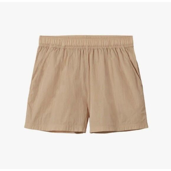 TNA Aritzia Claremont Lightweight Running Shorts Sand Bluff Nylon Size XS GYM - Picture 1 of 3